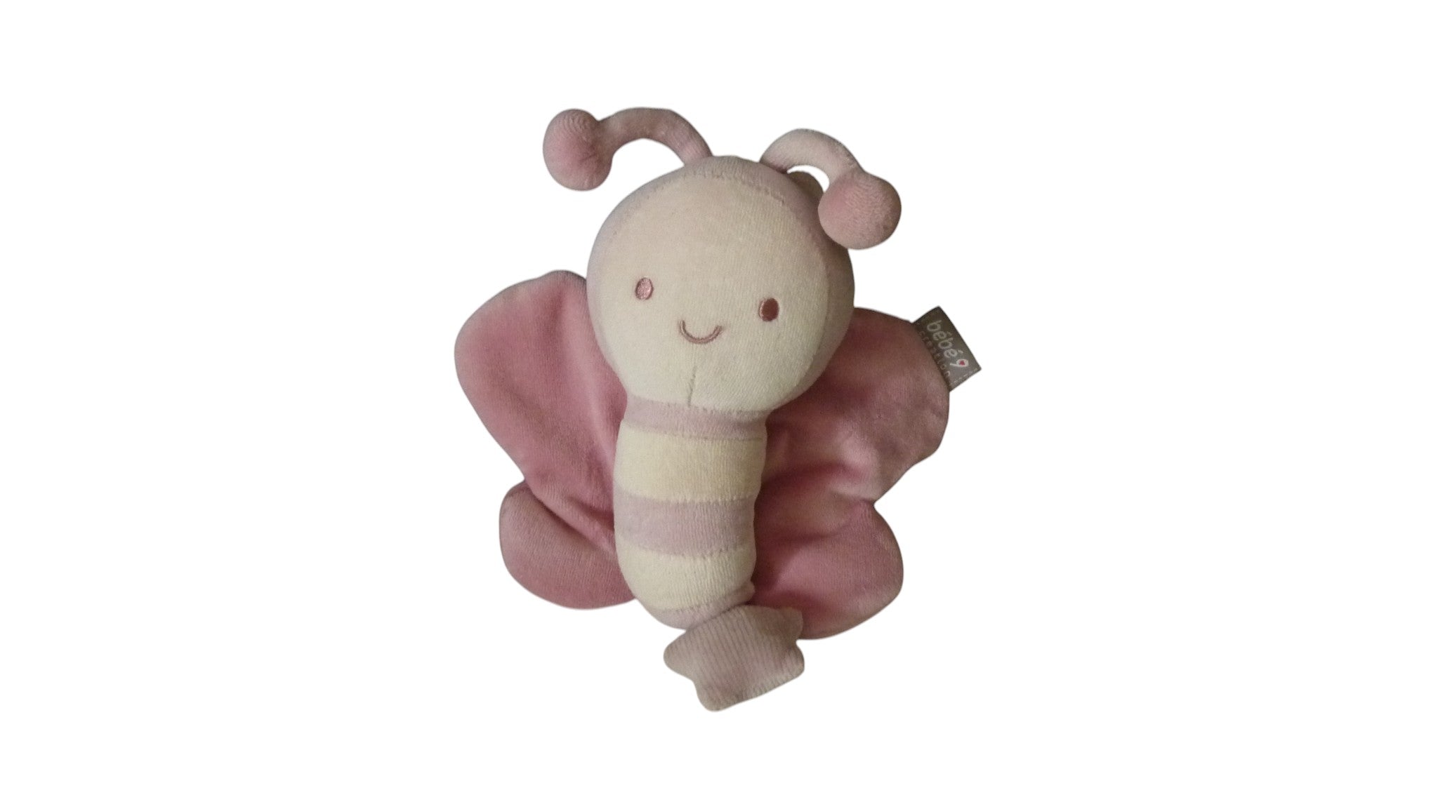 Peluche papillon musical rose - Collection Ninon - Bébé9