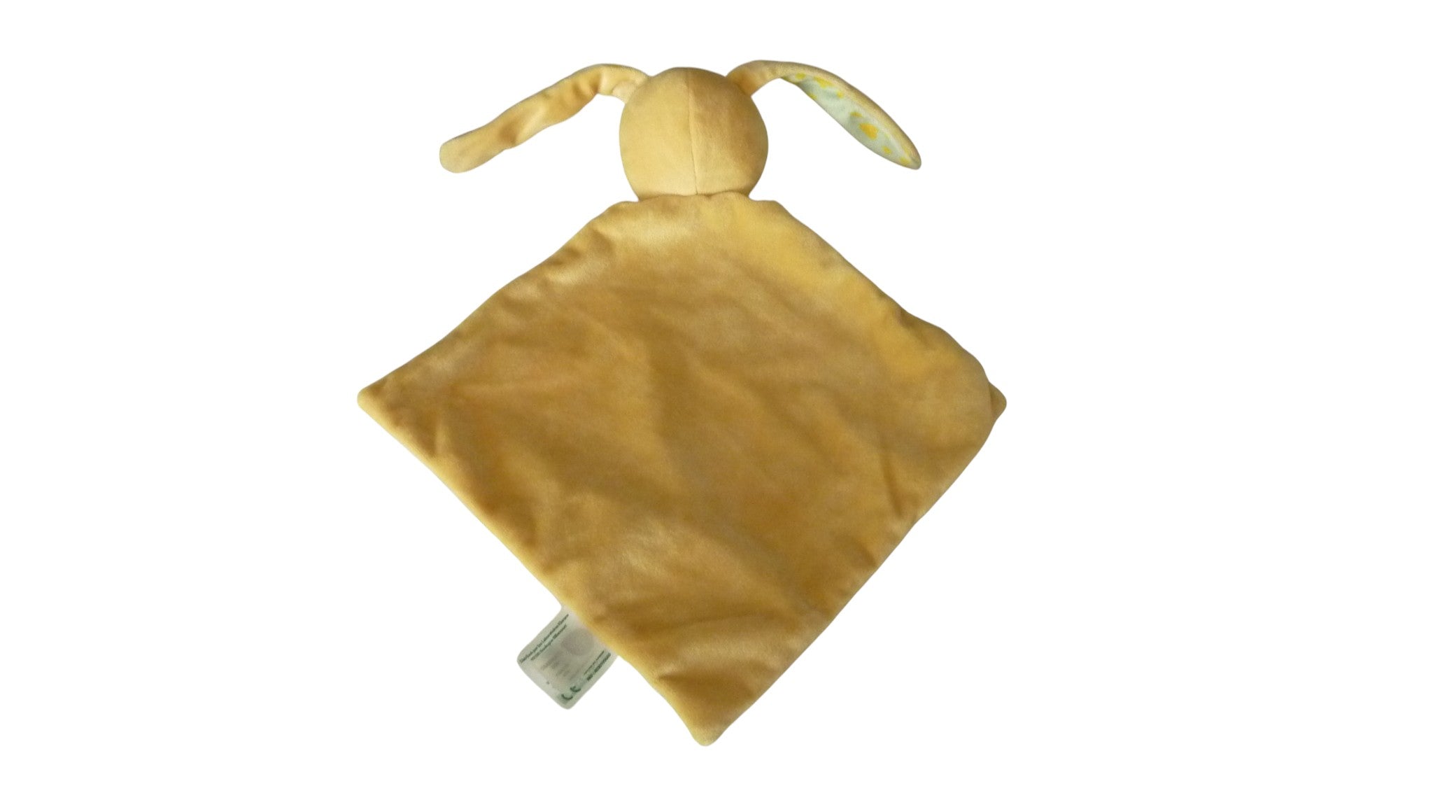 Doudou lapin plat marron vert - Klorane