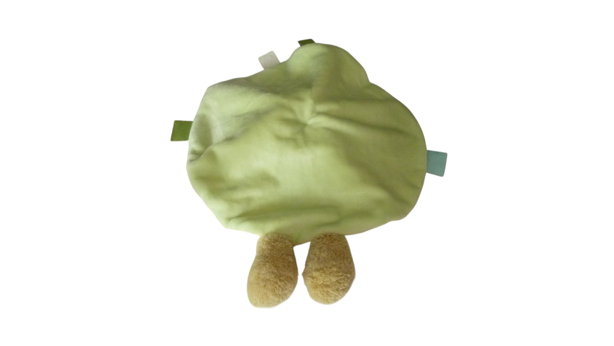 Doudou chien plat jaune vert - Nicotoy Simba Dickie