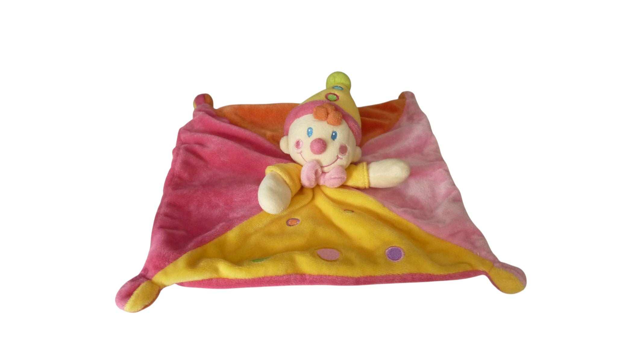 Doudou lutin plat multicolore - Nicotoy
