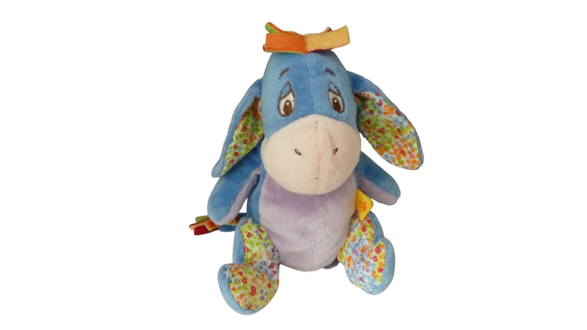 Peluche bourriquet bleu violet - Disney 22 cm