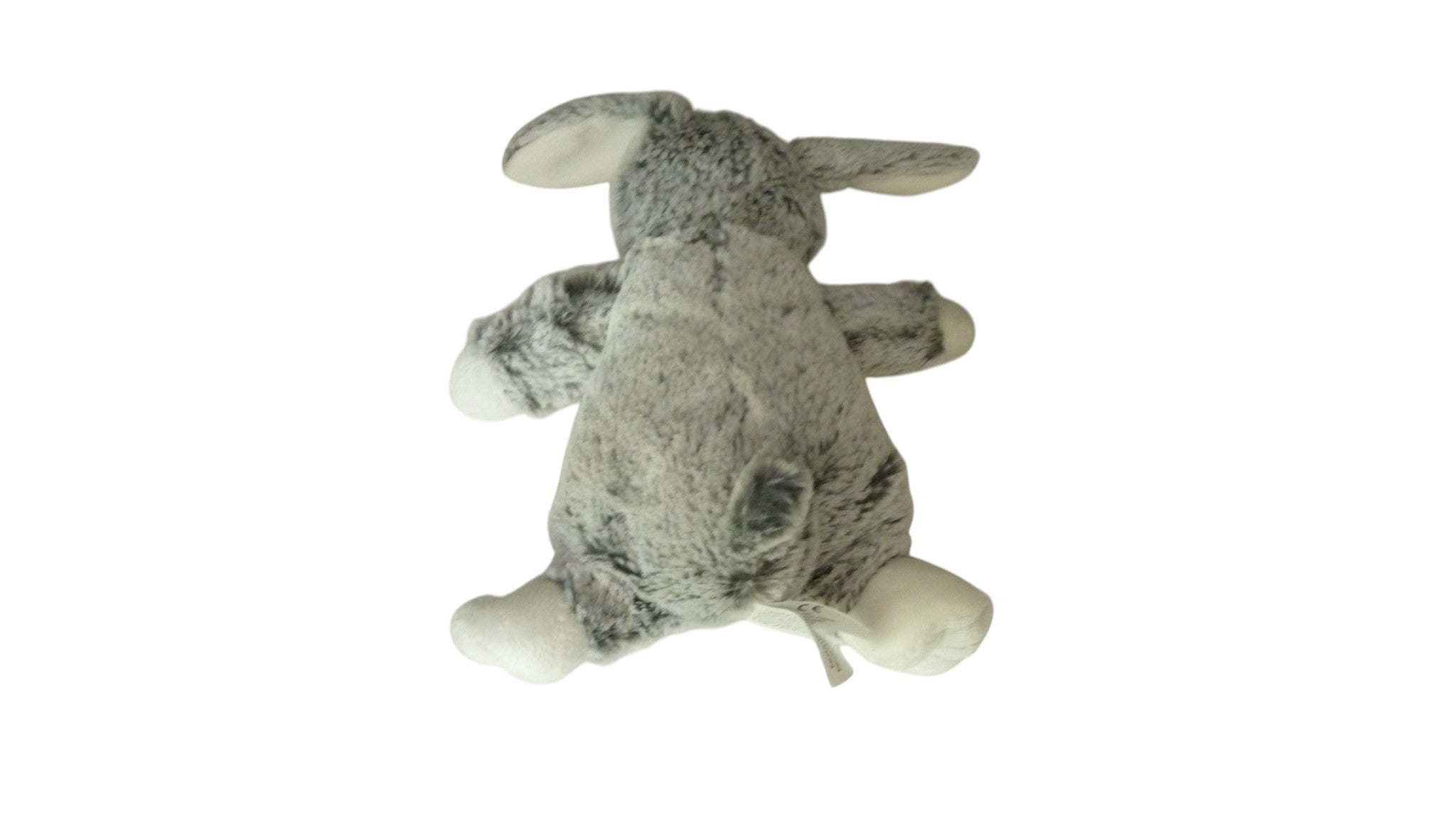 Peluche lapin gris blanc - I2C 24 cm
