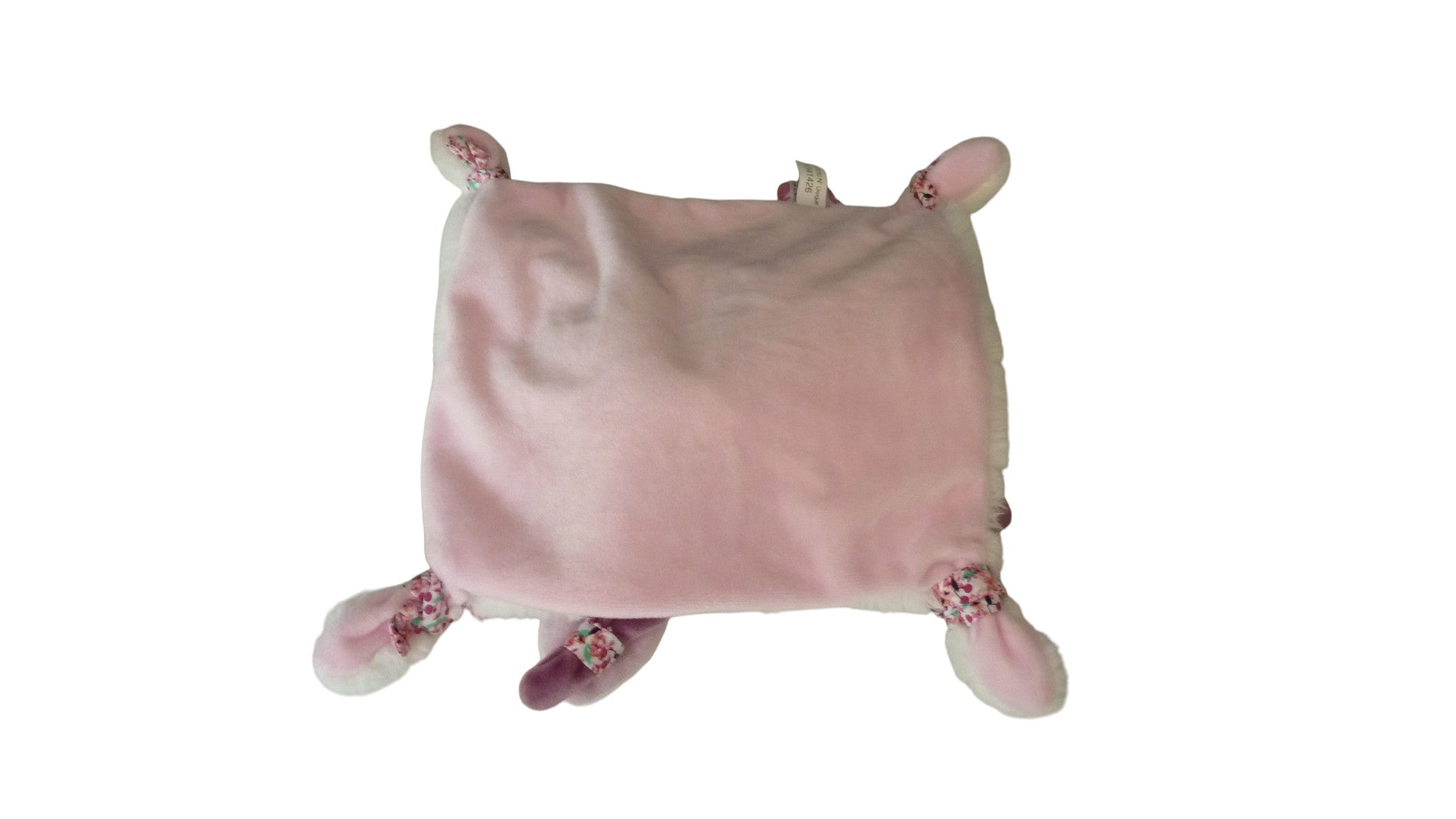Doudou lapin plat - Cerise et Petit Chou - DC2703 Doudou et Compagnie