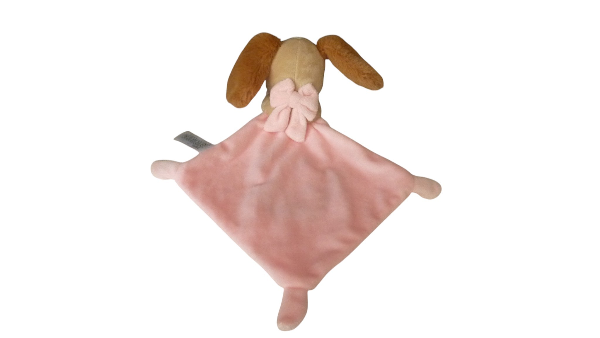 Doudou chien plat rose Belle et le Clochard - Disney