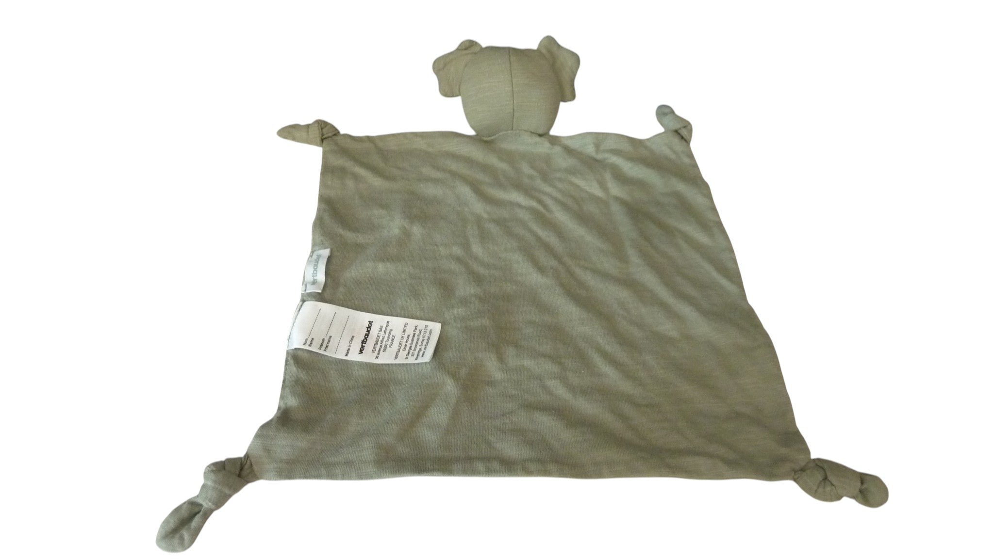 Doudou koala plat vert - Vertbaudet