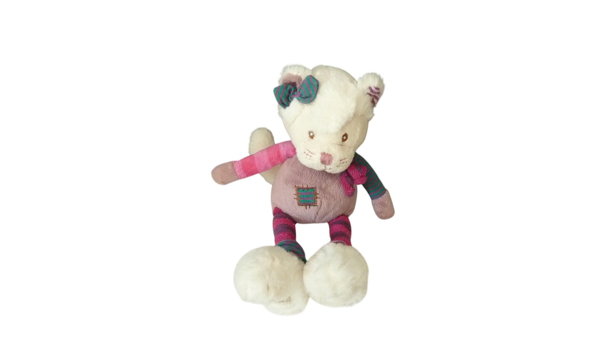Peluche chat multicolore - Bukowski 31 cm