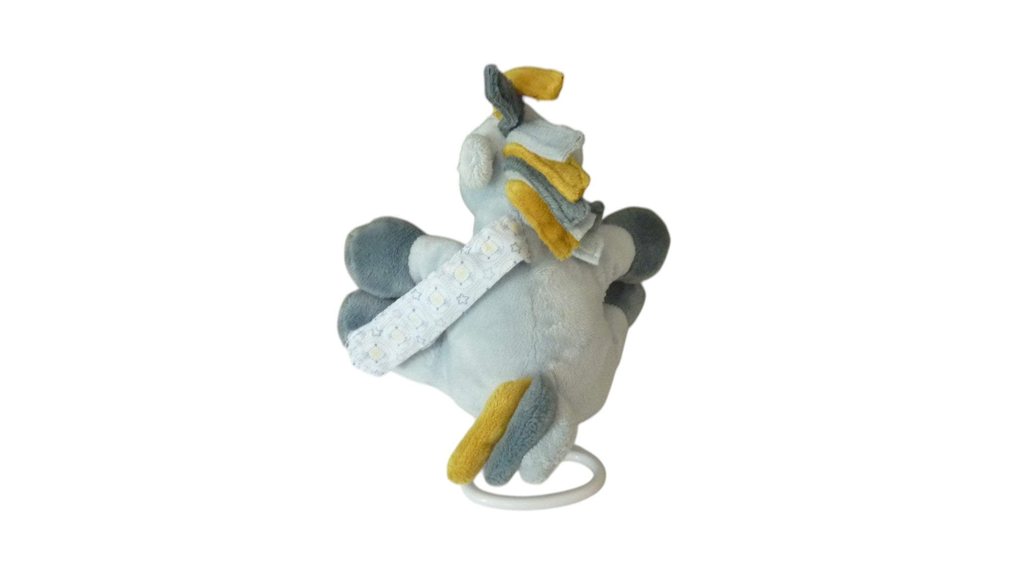 Peluche musicale cheval bleu - Noukie's 18 cm