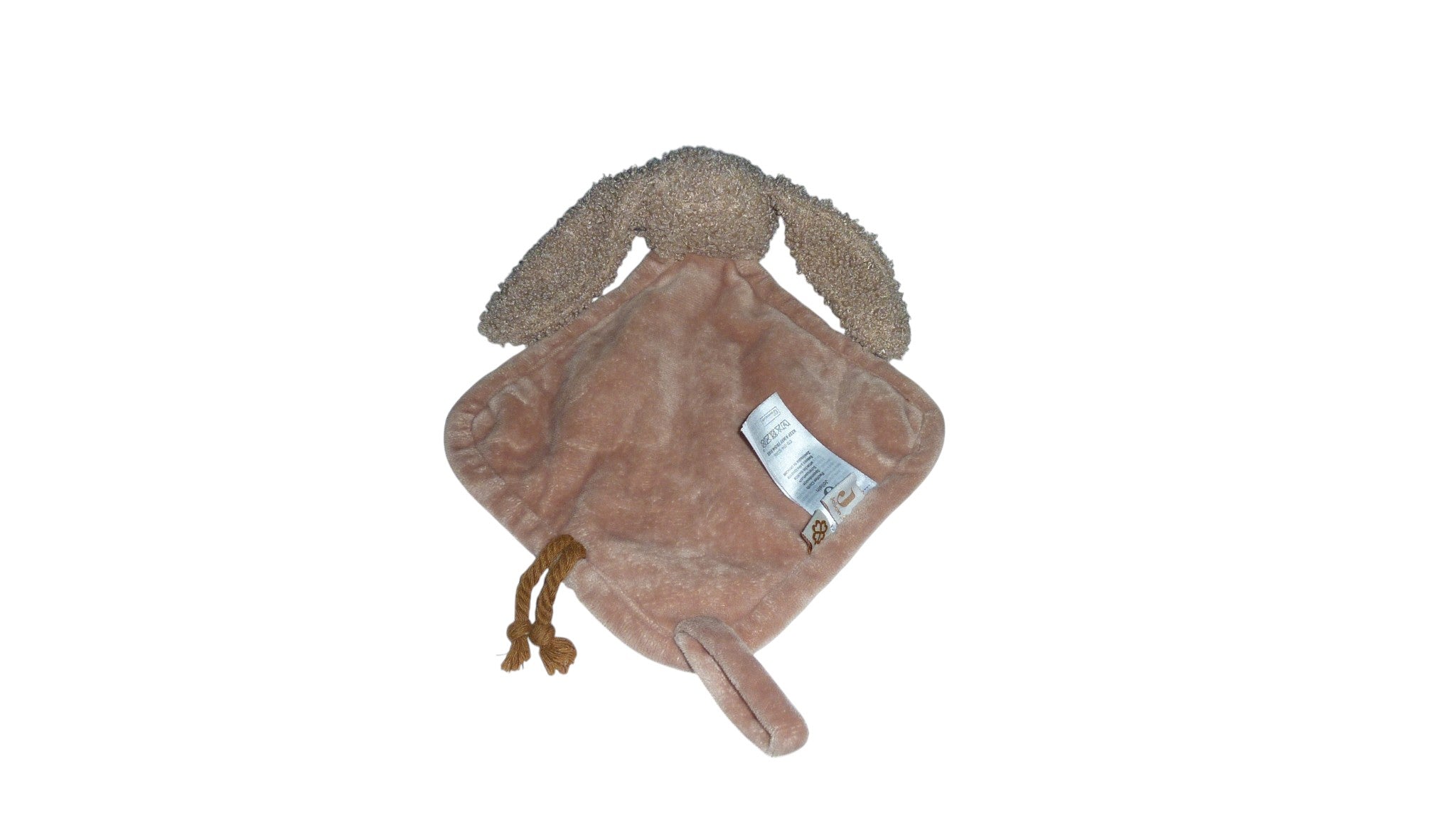 Doudou lapin plat marron - Jollein