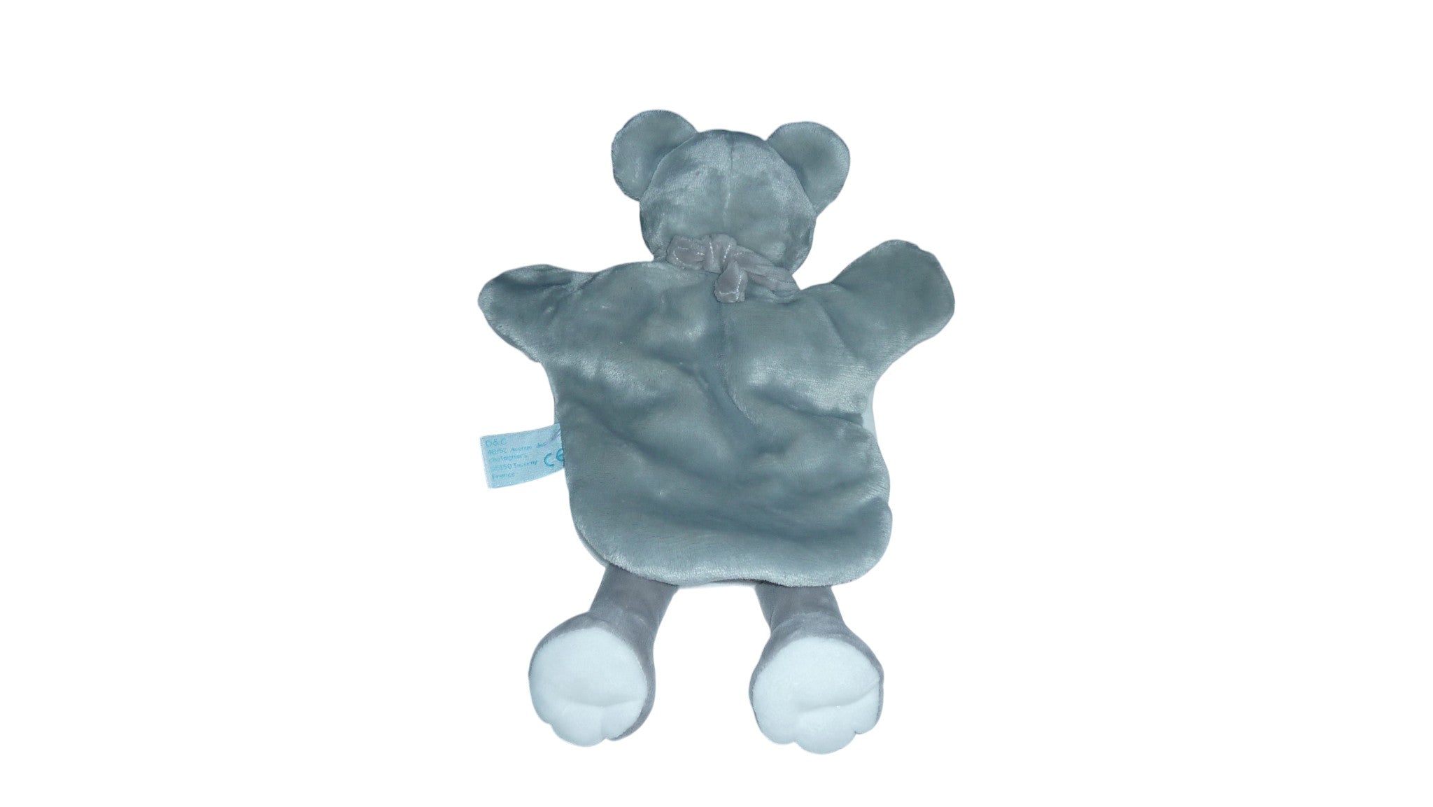 Doudou marionnette koala gris blanc - Nature - BN0283 Baby'Nat