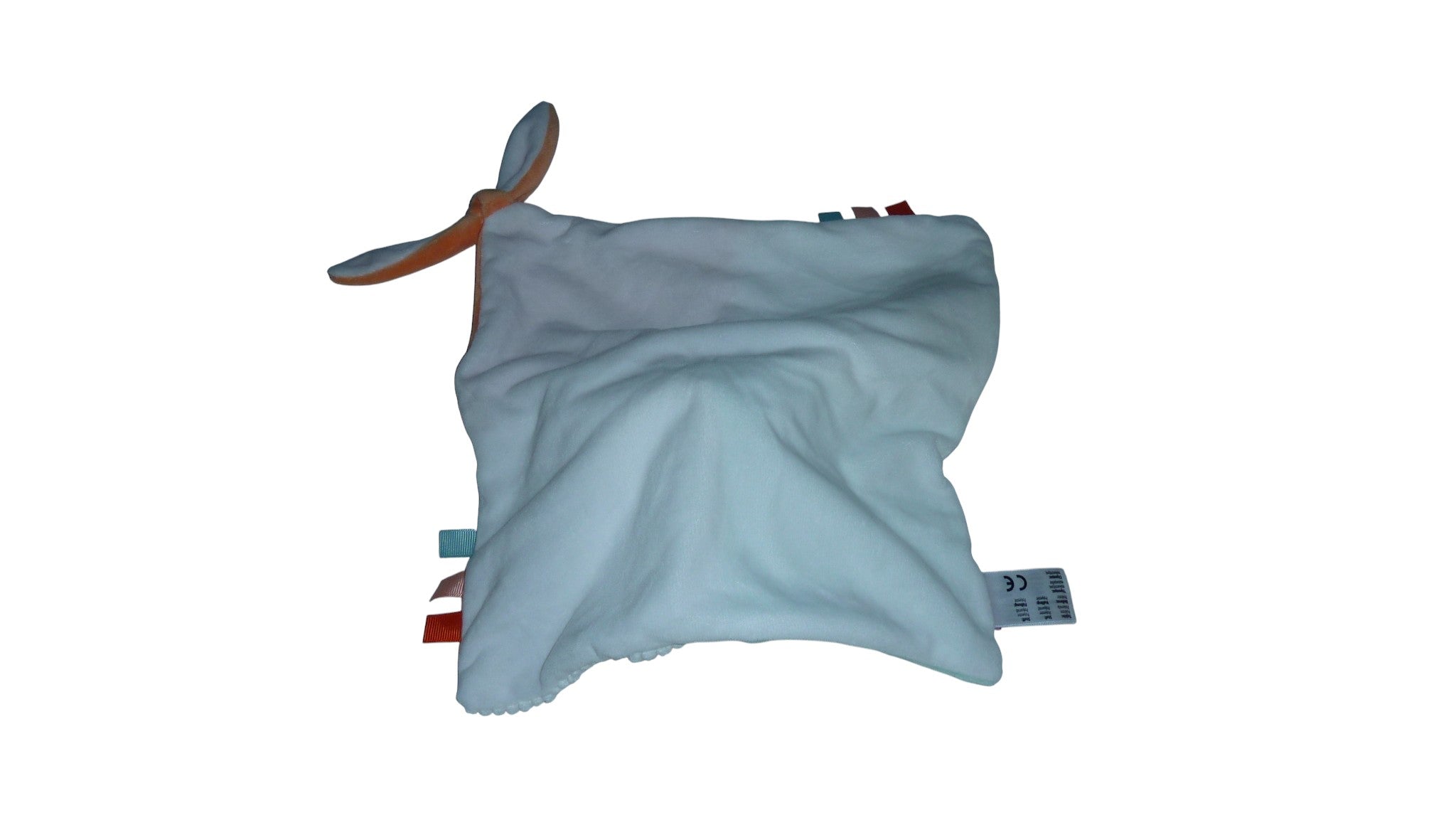 Doudou zèbre plat multicolore attache sucette - Baby Smile