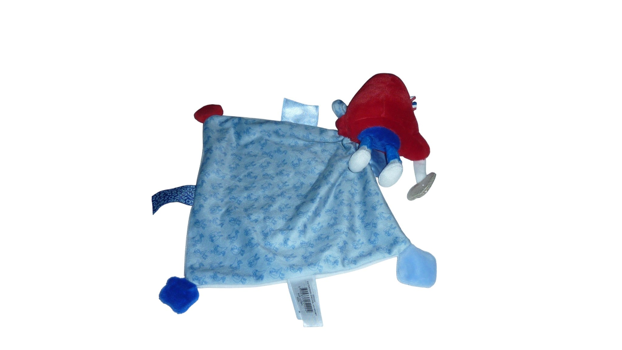 Peluche d'éveil mouchoir Mascotte JO Paris 2024 - JO2420 Doudou et Compagnie 15 cm