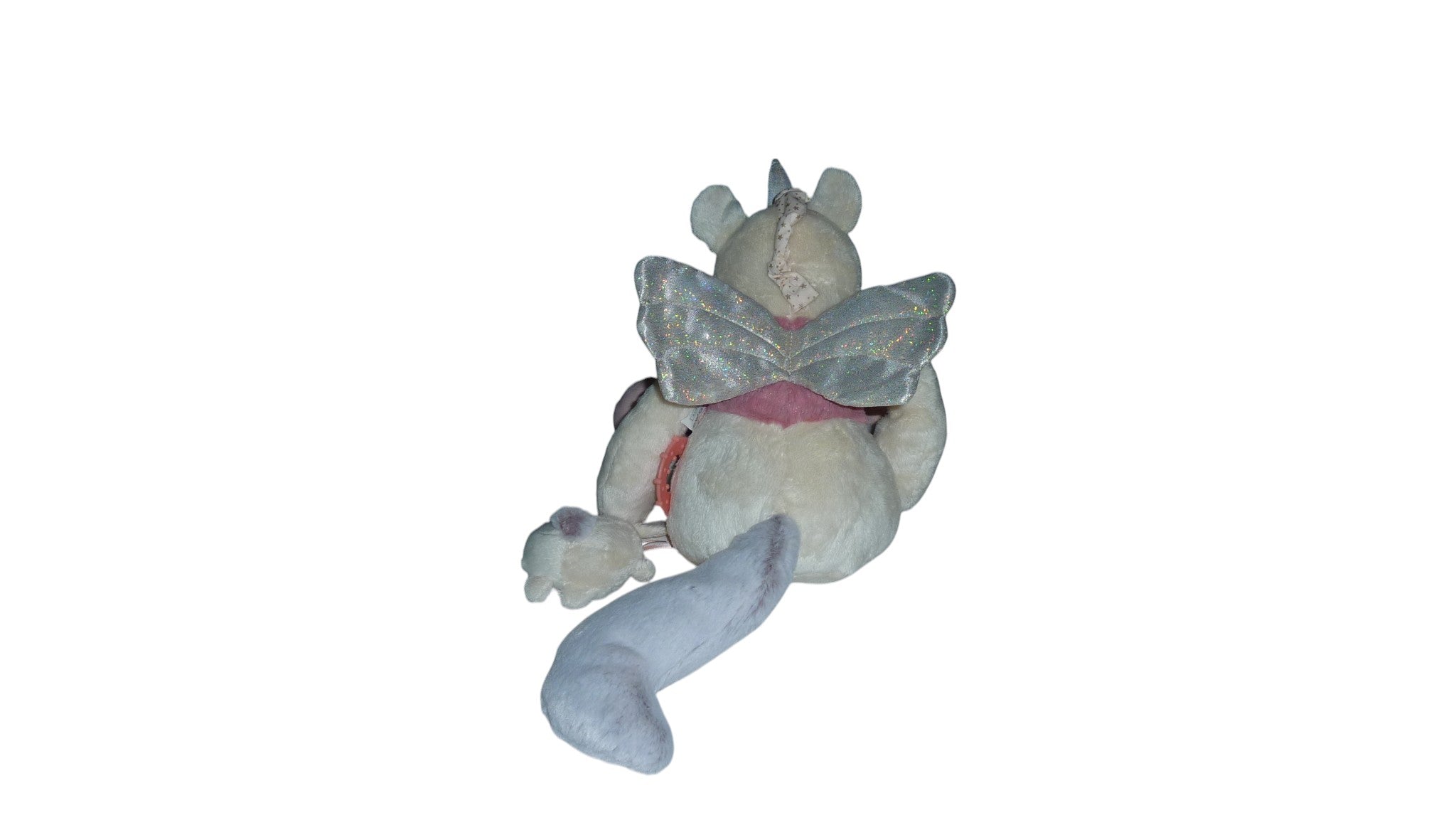 Peluche éveil licorne Galipette - Lilou et Perlin beige rose - Moulin Roty 47 cm