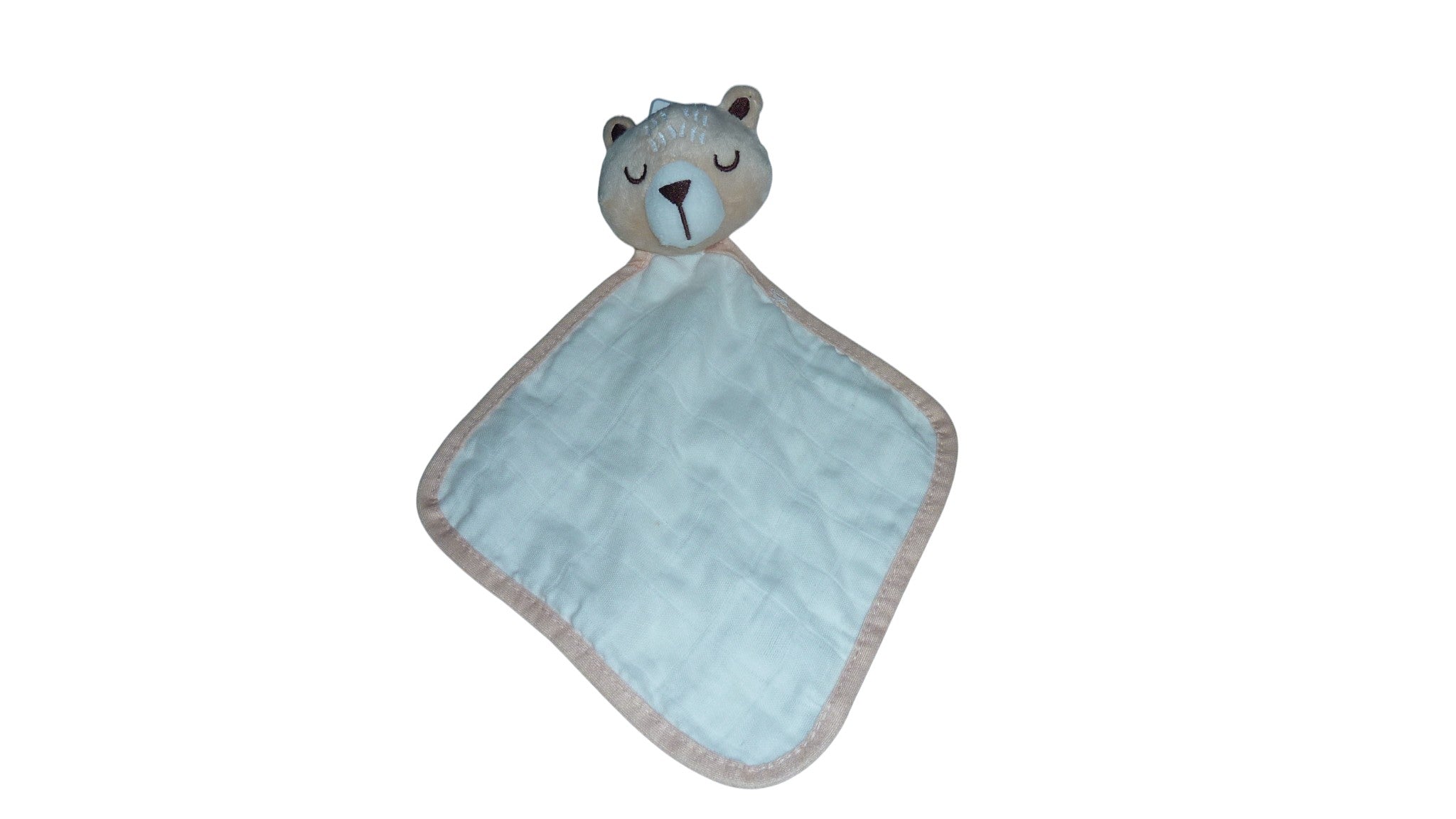Doudou ours plat lange beige - Bébé Douceur