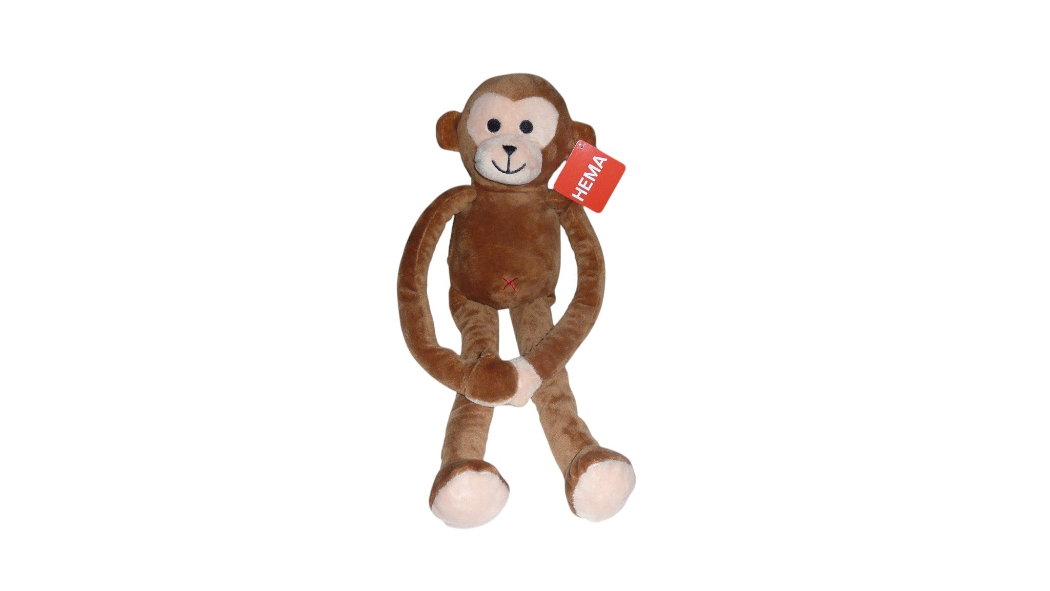 Peluche singe marron - Hema 39 cm