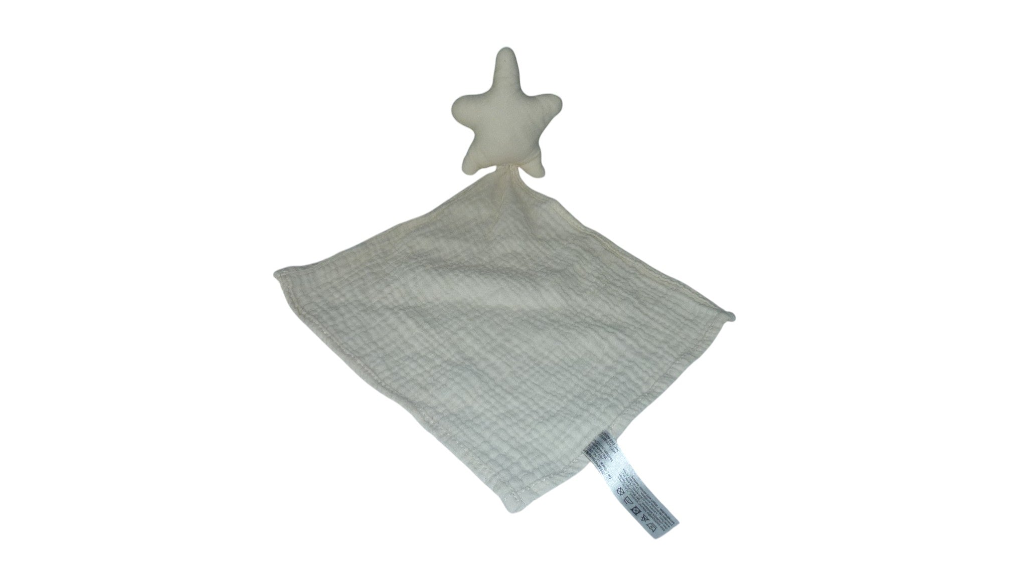 Doudou mouchoir étoile lange beige - Zeeman