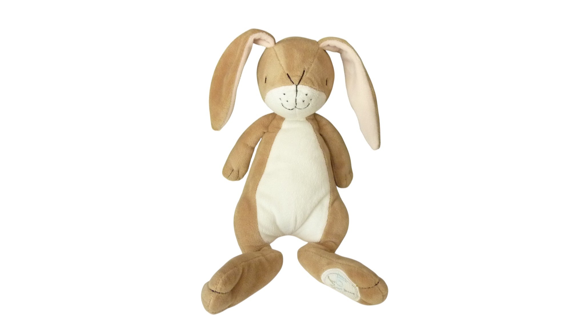 Peluche lapin marron blanc - Rainbow 35 cm