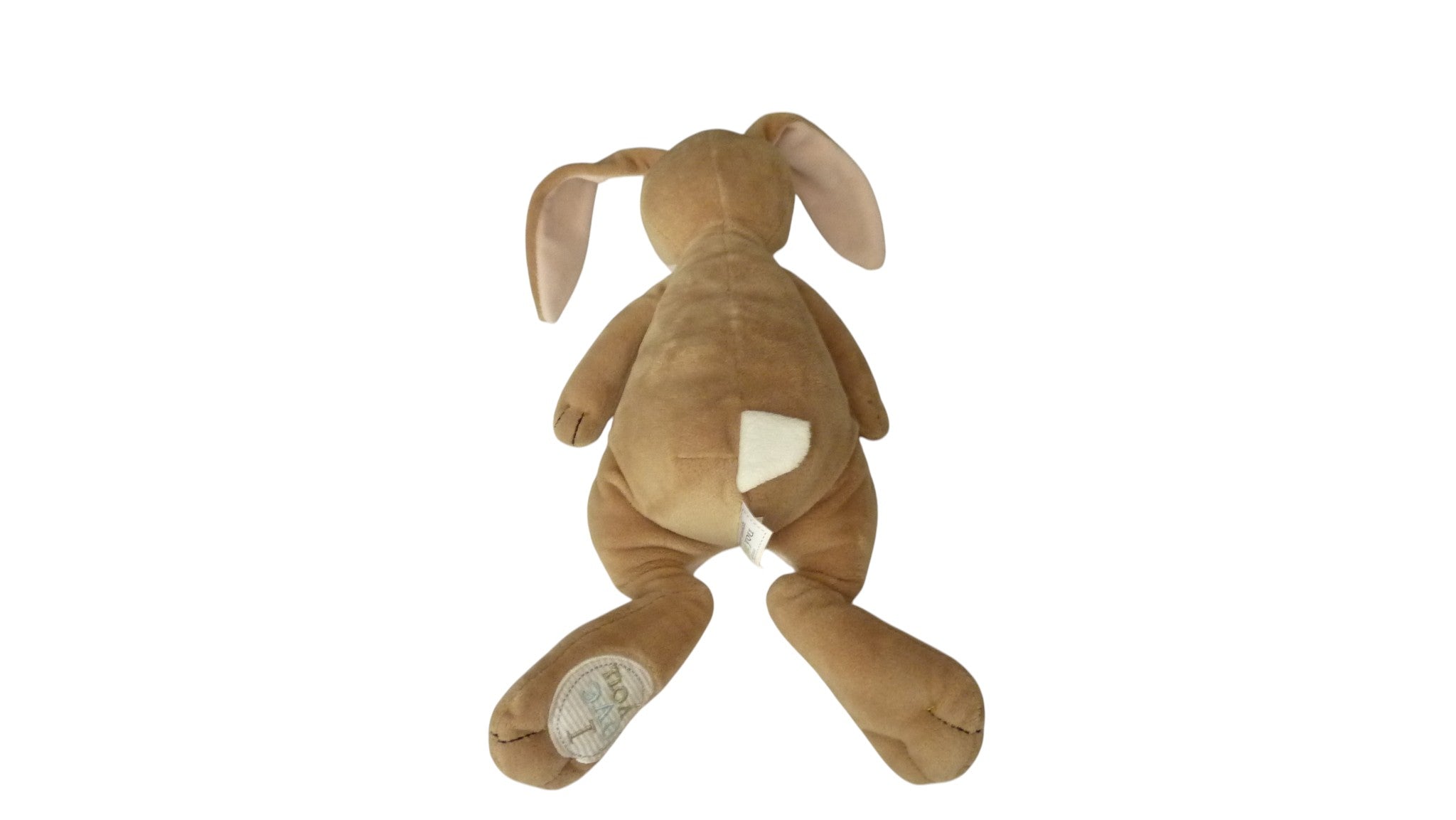 Peluche lapin marron blanc - Rainbow 35 cm