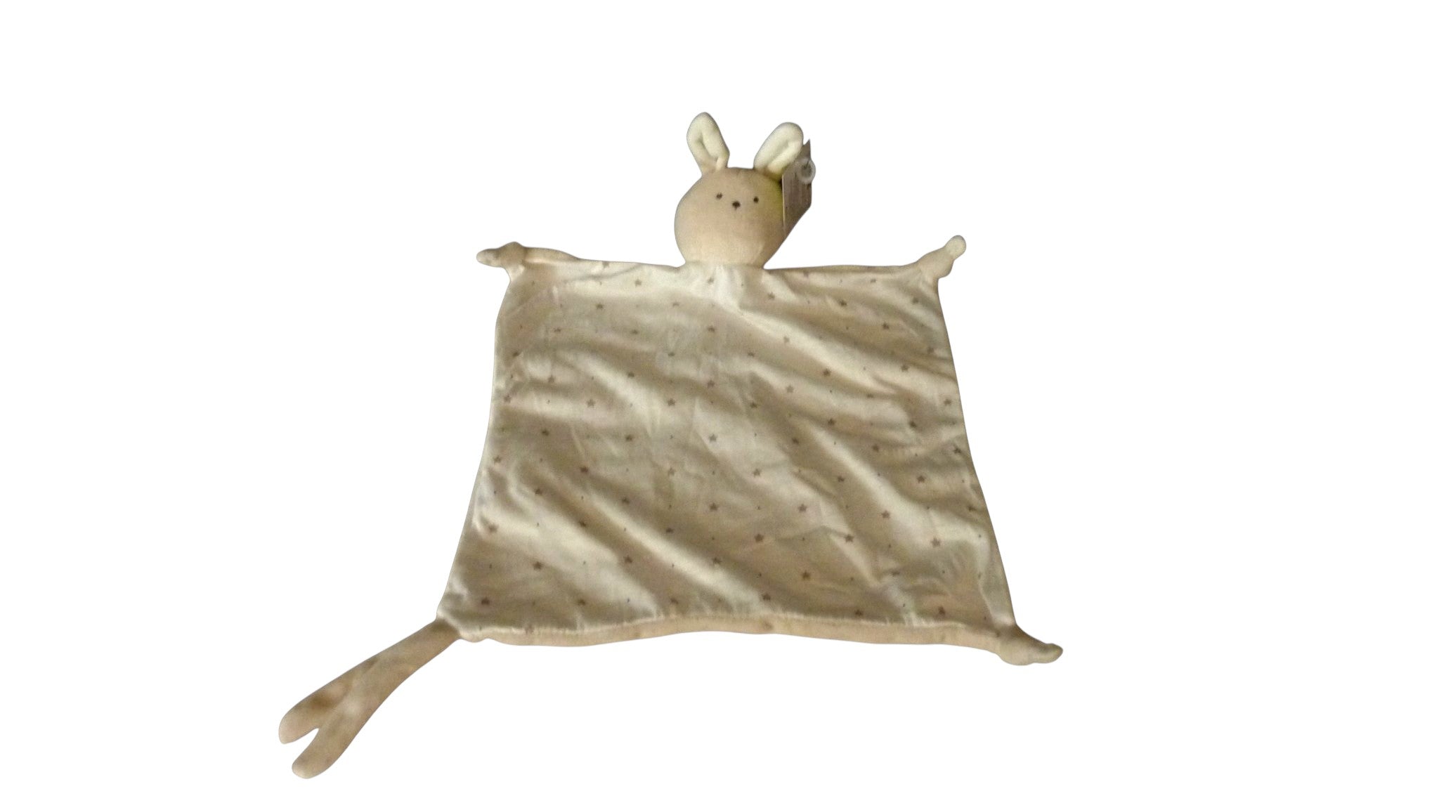 Doudou lapin plat attache tétine écru beige - Shenzhen