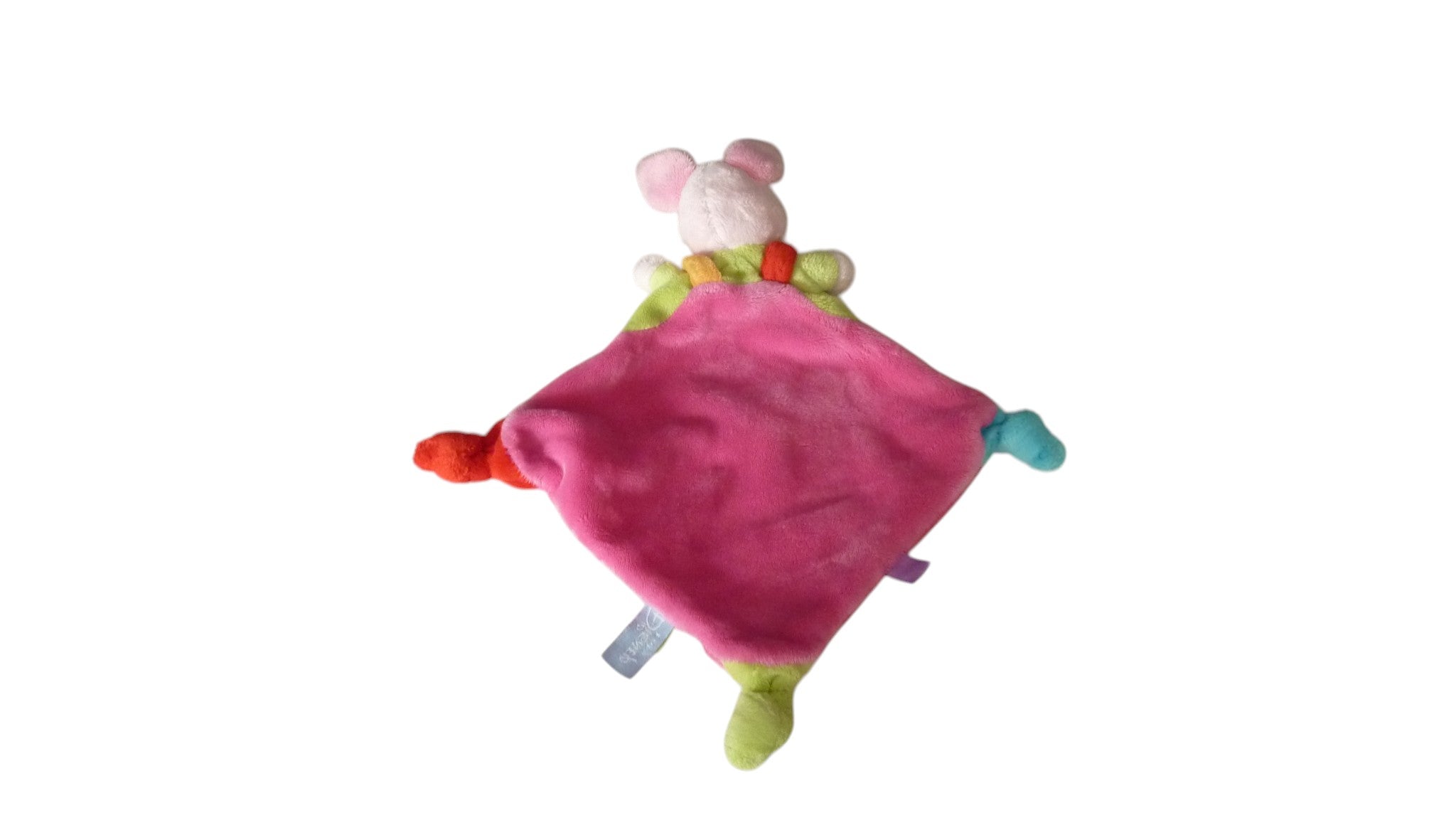 Doudou Porcinet plat multicolore - Disney