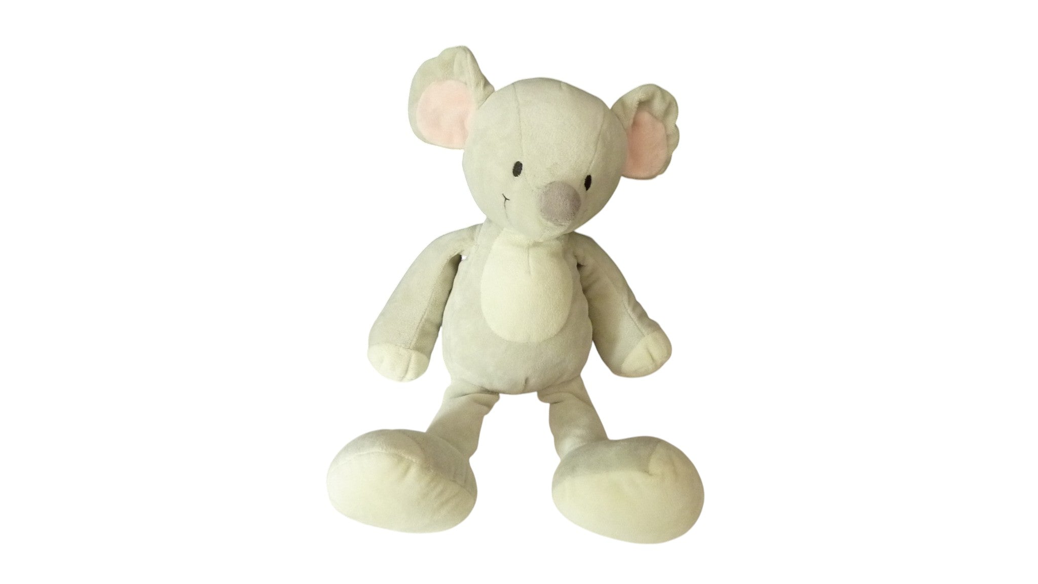 Peluche souris gris écru - Nicotoy 42 cm