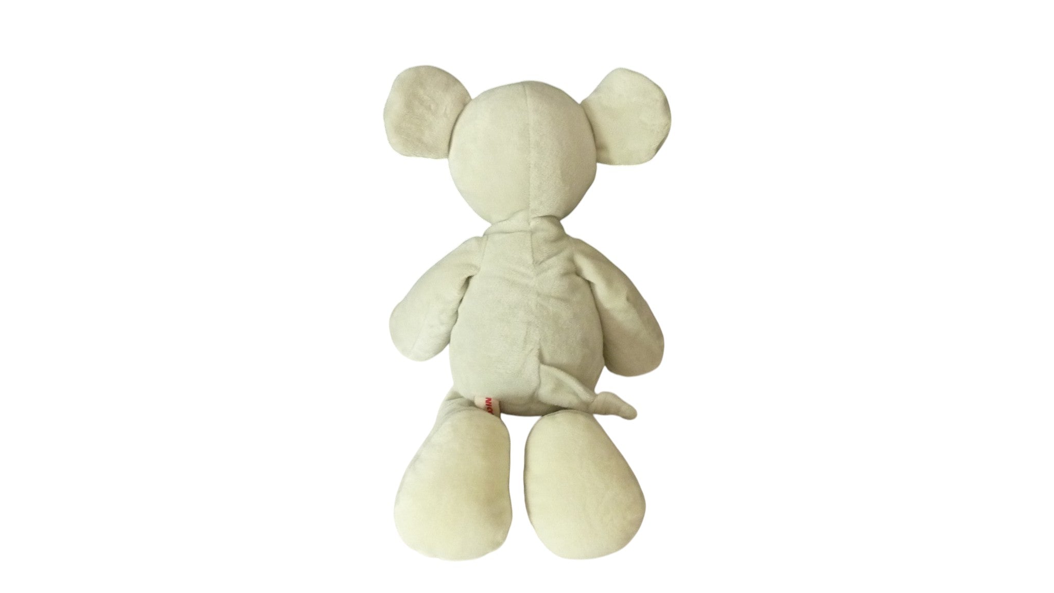 Peluche souris gris écru - Nicotoy 42 cm
