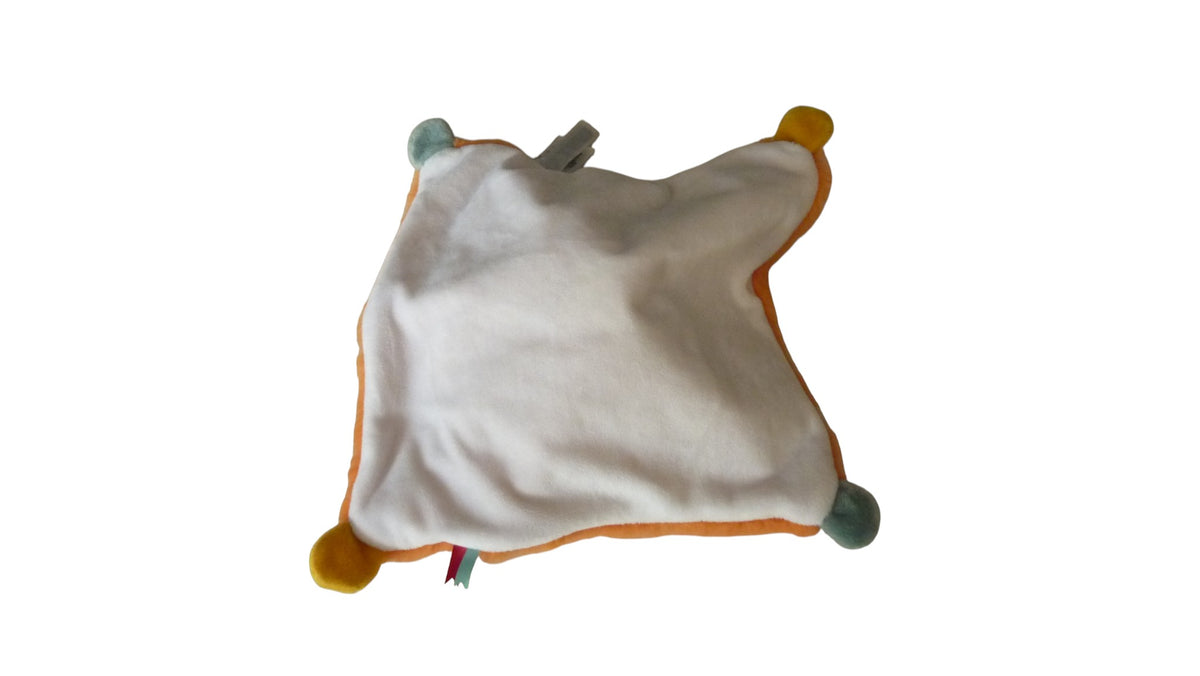 Doudou renard plat orange - Balthazar le renard - BN6020 Baby'Nat