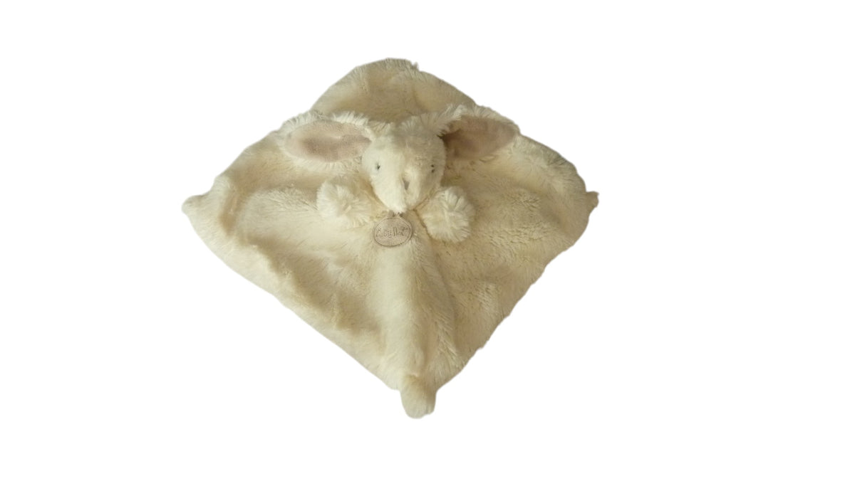 Doudou lapin plat Les Flocons – Baby'Nat 25 cm