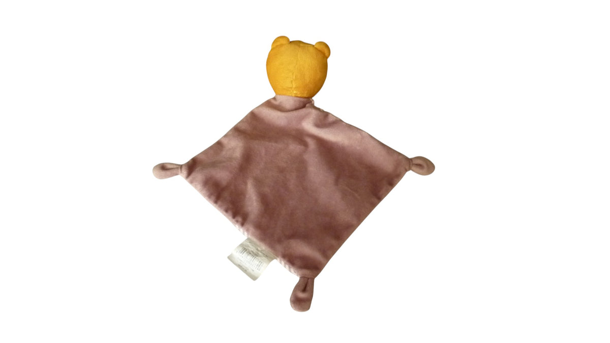 Doudou tigre plat marron rayures - Mes Petits Cailloux