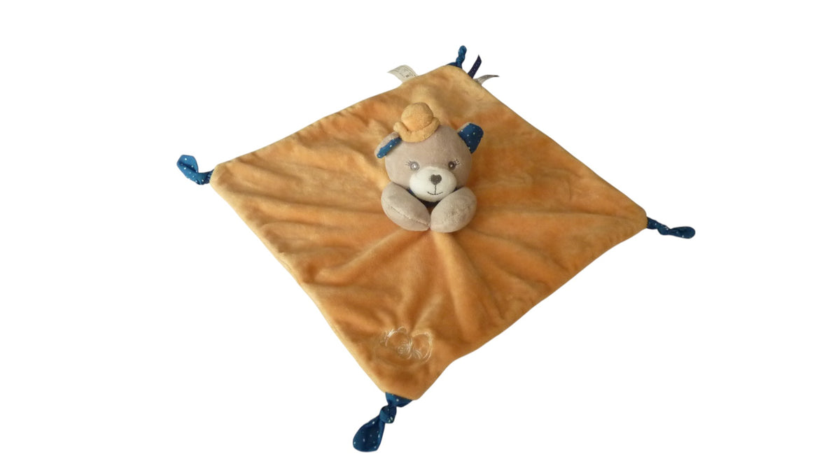 Doudou ours plat marron - MGM