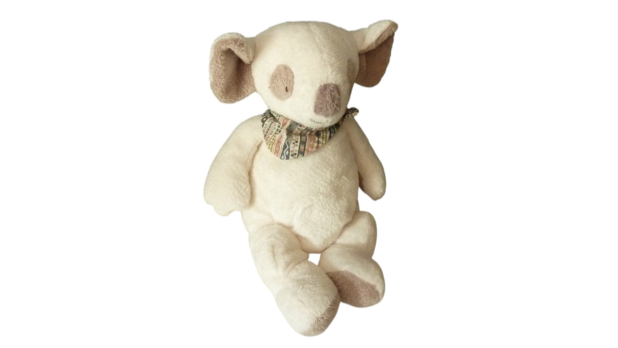 Peluche koala blanc taupe - Dimpel 26 cm