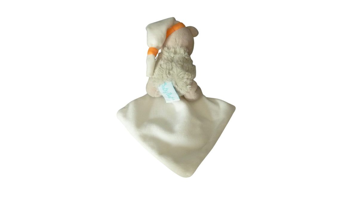 Peluche mouchoir ours Oscar multicolore - BN062 Baby'Nat