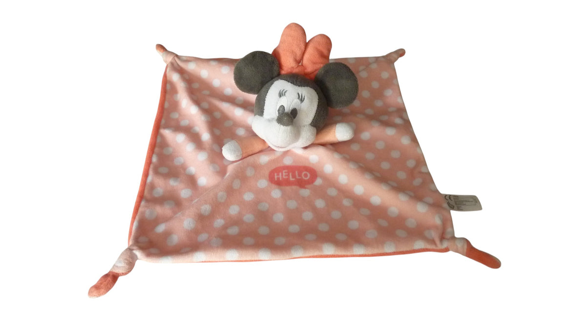 Doudou Minnie plat orange - Disney