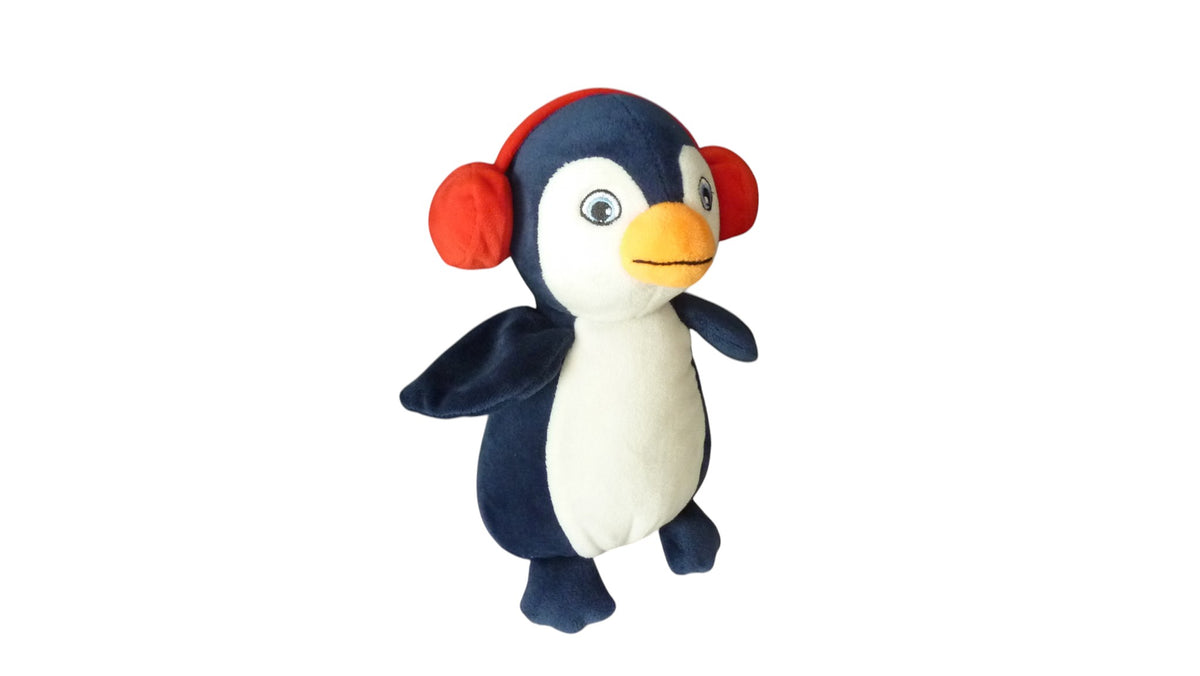 Peluche pingouin bleu blanc - Kinder 22 cm
