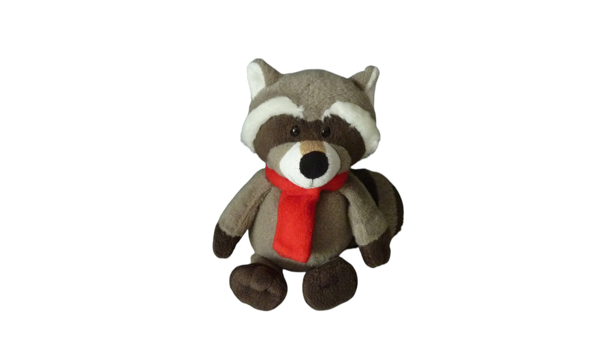 Peluche raton laveur gris - Kinder 24 cm