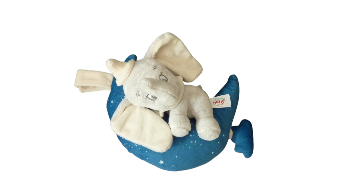 Peluche musicale Dumbo sur une lune - Disney 26 cm