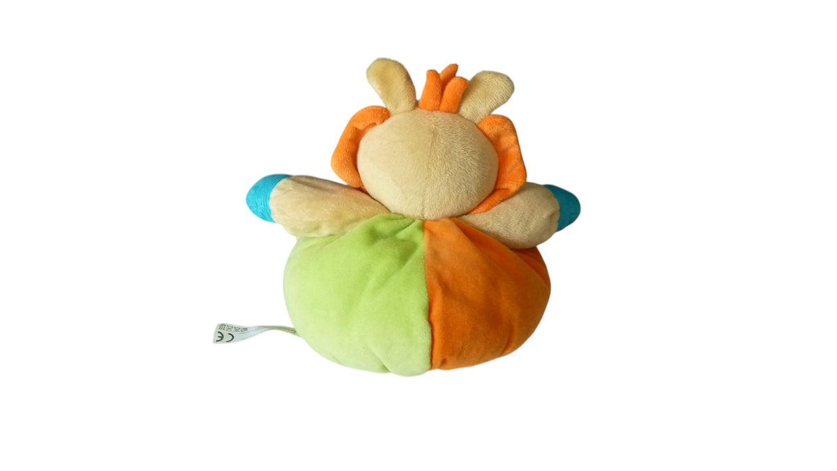 Peluche lion multicolore - Baby Smile 28 cm