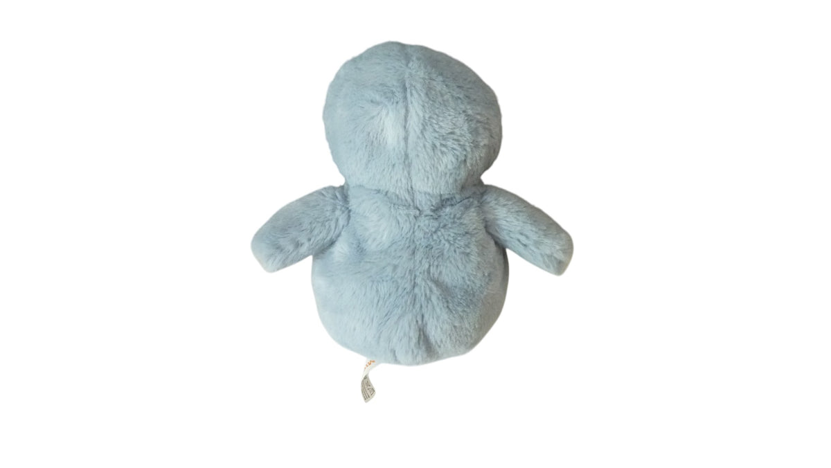 Peluche pingouin gris bleu blanc - Migros 24 cm