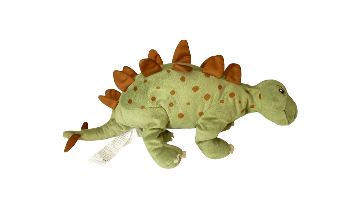 Peluche dinosaure vert marron - Ikea 36 cm