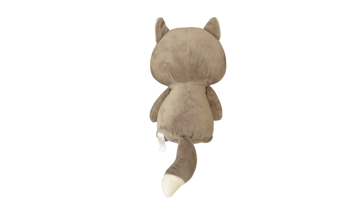 Peluche raton laveur grise et blanche – Zeeman 26 cm