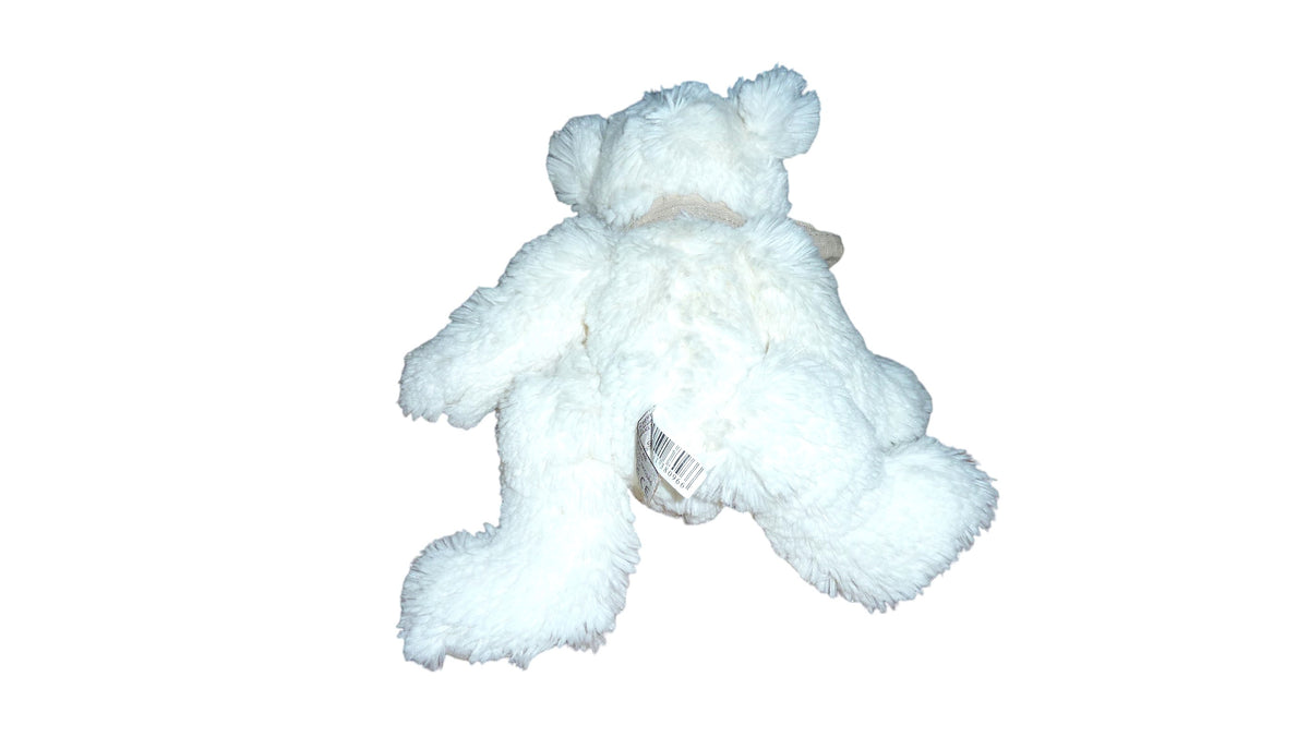 Peluche ours crème Mon premier ours avec écharpe – Bukowski 30 cm